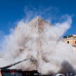 فرو ریختن ناگهانی برج باستانی در قلب رم؛ لحظات وحشتناک در ایتالیا (+ویدیو)