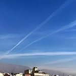 خطوط سفید در آسمان تهران؛ از شایعه جنگنده تا واقعیت یک پدیده جوی