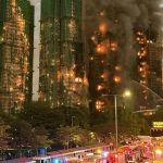 کشته شدن 55 نفر بر اثر آتش سوزی در هنگ کنگ