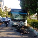 افزایش تصادفات در خطوط BRT تهران افزایش تصادفات در خطوط BRT تهران