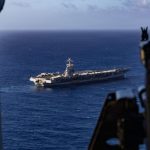 ورود ناو هواپیمابر آمریکا به کارائیب