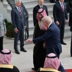 استقبال ویژه ترامپ از بن سلمان در کاخ سفید