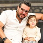 سلفی گرم محسن کیایی و دخترش رُز در ماشین + عکس جدید
