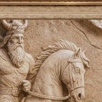 از تندیس پادشاه ساسانی در میدان انقلاب رونمایی شد+ فیلم