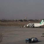 سانجه برای هواپیمای فوکر ۱۰۰ آسمان در فرودگاه مشهد + تصویر