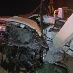 تصادف شدید پژو پارس با تیر برق در ماهشهر+ فیلم تصادف شدید پژو پارس با تیر برق در ماهشهر+ فیلم