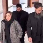 بهنوش طباطبایی با بادیگاردها در جشن فارغ التحصیلی!/ بادیگاردها او را از چه چیز محافظت می‌کردند؟!+ فیلم