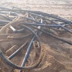 خط‌لولۀ ۴ کیلومتری قاچاق سوخت در سواحل قشم منهدم شد + فیلم