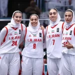 پیروزی بانوان بسکتبال ایران مقابل قطر