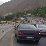 جاده هراز یکطرفه شد جاده هراز یکطرفه شد