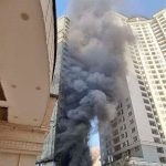 اولین تصاویر از آتشسوزی برج ۲۰ طبقه در غرب تهران+ فیلم اولین تصاویر از آتشسوزی برج ۲۰ طبقه در غرب تهران+ فیلم