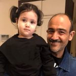 تفریح پرهیجان و دلهره آور مهران غفوریان و دخترش + عکس جدید