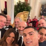 فیلم جنجالی از فوتبال بازی کردن ترامپ و رونالدو در کاخ سفید