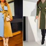 بارونی بلند ضد آب زنانه؛ ۱۵ عکس از جدیدترین مدل‌های پاییزی شیک و خاص