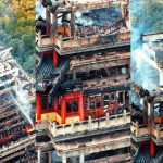 آتش‌سوزی مهیب در معبد باستانی چین؛ میراث ۱۵۰۰ ساله سوخت