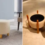 پاف جلو مبلی ترند؛ ۱۵ مدل شیک و مدرن با ترکیب رنگ‌ سال ۲۰۲۵ برای پذیرایی خانه