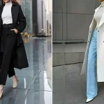 پالتو بلند یقه انگلیسی زنانه؛ ۱۵ مدل خاص شیک برای استایل زمستانه خاص