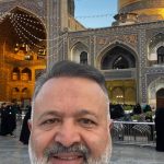 علی صالحی در حرم امام رضا (ع) + عکس علی صالحی در حرم امام رضا (ع) + عکس
