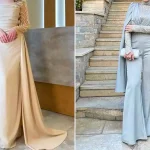 پیراهن پوشیده و بلند مجلسی؛ ۱۵ عکس جذاب و جدید از استایل‌های شیک زنانه