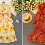 پیراهن ترند و شیک دامن کلوش؛ ۱۵ مدل خاص و جذاب برای استایل زنانه