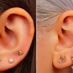 پیرسینگ گوش ظریف نقره؛ ۱۵ عکس الهام‌بخش از طرح‌های ساده و فوق‌العاده شیک امسال