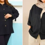 شومیز شیک مشکی؛ ۱۵ مدل جدید با طراحی لوکس برای استایل مهمانی و روزمره