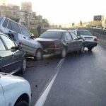 تصادف هولناک زنجیرهای در اتوبان امامعلی تصادف هولناک زنجیرهای در اتوبان امامعلی