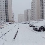 بارش اولین برف پاییزی در پردیس+ فیلم بارش اولین برف پاییزی در پردیس+ فیلم