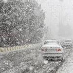 بارش شدید برف در معدن مس سر چشمه رفسنجان+ فیلم