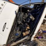 فوری/ ۱۳ کشته در پی واژگونی اتوبوس در جاده نطنز فوری/ ۱۳ کشته در پی واژگونی اتوبوس در جاده نطنز