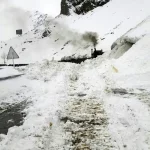 بارش نیم‌متری برف در لاله‌زار کرمان+ فیلم