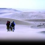 تصویر عجیب از بارش برف در کویر مصر+ فیلم