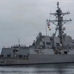 رونمایی آمریکا از یک ناوشکن جدید برای مقابله با ایران رونمایی آمریکا از یک ناوشکن جدید برای مقابله با ایران