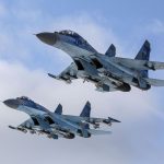 لحظه حمله پهپادی به دو سوخو-۲۷ / جنگنده مسلح مهندم شد + عکس