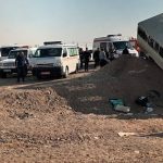 ۱۲ مصدوم در حادثه سقوط مینی‌بوس دانش‌آموزان از بالای پل