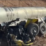 برخورد مرگبار ۲ تریلی با یک پراید در ارومیه با ۴ فوتی+ فیلم