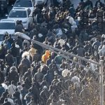 گزارش تصویری از اعتراضات و تجمع امروز در تهران