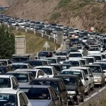 تصاویر عجیب از ترافیک شدید در جاده چالوس+ فیلم