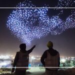 نمایش ترکیبی پهپادها و آتشبازی/ هماهنگی خیرهکننده پهپادها + فیلم نمایش ترکیبی پهپادها و آتشبازی/ هماهنگی خیرهکننده پهپادها + فیلم