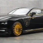 رولزرویس اسپکتر منصوری با تزئینات طلا و فیبر کربن، اوج تجمل و شکوه را به نمایش می‌گذارد