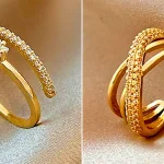 انگشتر طلا سبک مدرن ظریف و دخترانه مناسب دست های ظریف انگشتر طلا سبک مدرن ظریف و دخترانه مناسب دست های ظریف