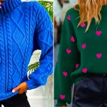 بلوز بافت فری‌سایز زمستانی؛ ۱۵ مدل خاص مناسب استایل روزمره گرم و راحت زمستانی