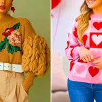 بلوز بافت خوش‌فرم روزمره؛ ۱۵ عکس جذاب شیک برای داشتن استایل گرم و راحت