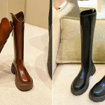 بوت چرم جدید زنانه؛ ۱۵ مدل جذاب مخصوص استایل زمستانی گرم امروزی شما