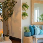 دکور کنار آینه قدی؛ ۱۵ مدل ساده مناسب دکوراسیون مینیمال و خانه‌های مدرن