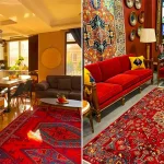 فرش دستبافت جدید؛ ۱۵ عکس الهام بخش برای انتخاب هوشمندانه خانه های امروزی