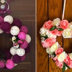 حلقه گل برای درب اتاق؛ ۱۵ ایده شیک و خاص برای دکوراسیون بی‌نظیر