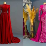 لباس مجلسی منجوق دوزی شده؛ ۱۵ مدل خیره‌کننده، انتخاب شیک برای هر مهمانی خاص