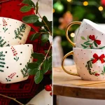 ماگ طرحدار زمستانی؛ ۱۵ ایده خلاقانه جذاب برای دکور زمستونی و نوشیدنی داغ