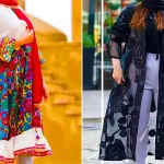 مانتو طرح‌دار خاص زنانه؛ ۱۵ مدل پرطرفدار و شیک؛ پوششی منحصر به فرد برای بانوان